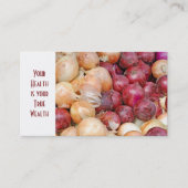 Zwiebelhecht Visitenkarte (Vorderseite)