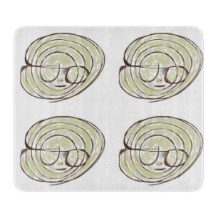 Zwiebelkopf Schneidebrett