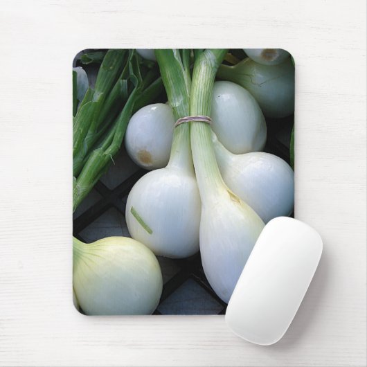 Zwiebeln am Markt des Bauern Mousepad (Mit Mouse)