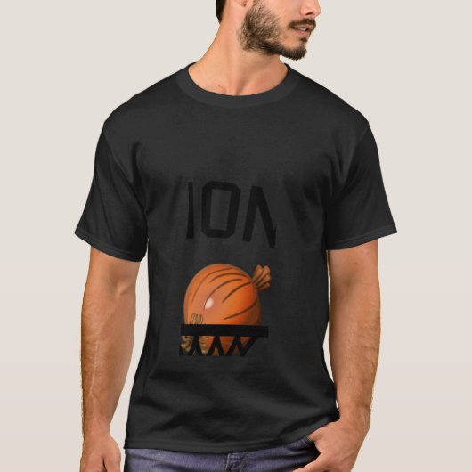 Zwiebeln gehen in einen Basketball Netz ORIGINAL T-Shirt (Vorderseite)