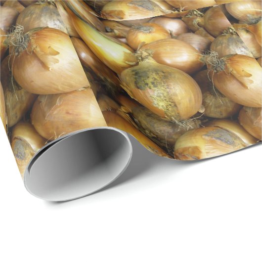 Zwiebeln Geschenkpapier (Rolleneckpunkt)