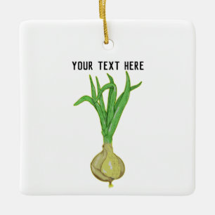 Zwiebeln Keramikornament