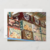 Zwiebeln Postkarte (Vorne/Hinten)