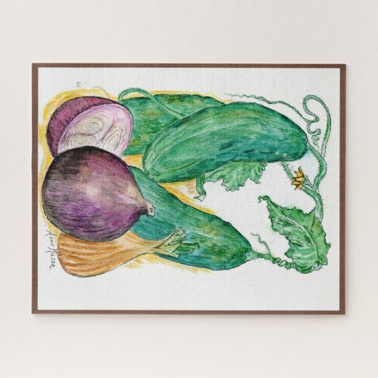 Zwiebeln Puzzle (Horizontal)