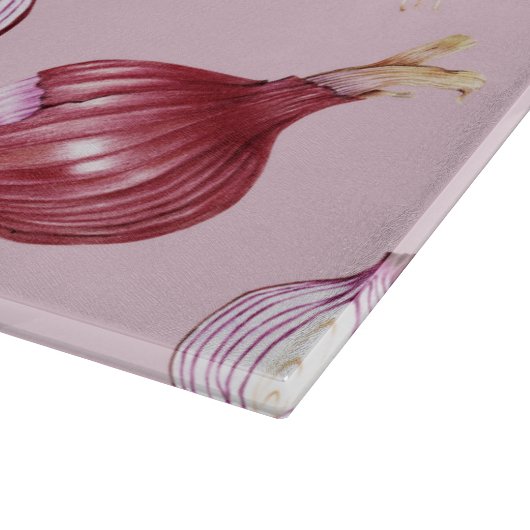 Zwiebeln Schneidebrett (Ecke)