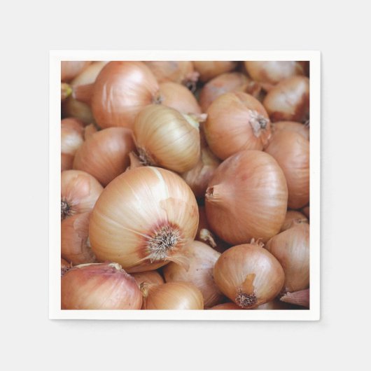 Zwiebeln Serviette (Vorderseite)
