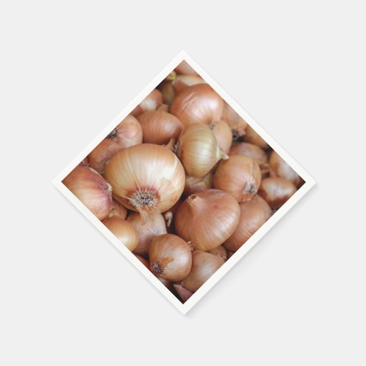 Zwiebeln Serviette (Ecke)