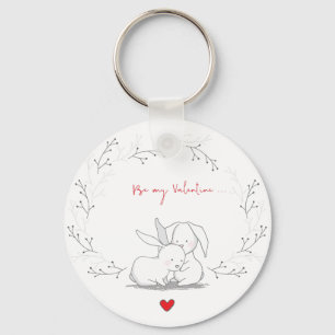 Zwiebeln und Kaninchen Schlüsselanhänger