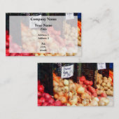 Zwiebeln und Kartoffeln Visitenkarte (Vorne/Hinten)