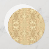 Zwiebeln und Textilien Einladung (Vorne/Hinten)