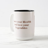 Zwiebeln Zweifarbige Tasse (Vorderseite Links)