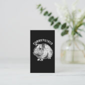 Zwiebelpotato Niedlich Pet Guinea Schweinefleisch Visitenkarte (Stehend Vorderseite)