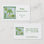 Zwiebelsaat Visitenkarte (Vorne/Hinten)