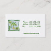 Zwiebelsaat Visitenkarte (Rückseite)