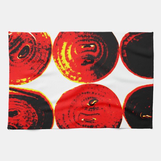 Zwiebelscheiben Geschirrtuch (Horizontal)