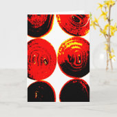 Zwiebelscheiben Karte (Gelbe Blume)