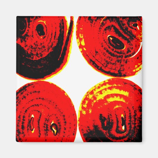 Zwiebelscheiben Magnet (Vorne)