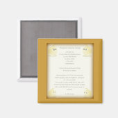 Zwiebelsuppe-Rezept-Magnet Magnet (Vorderseite/Rückseite)