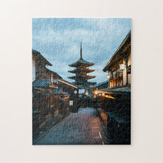 Zwielicht in Kyoto – Historische Pagodenstraße Puz Puzzle