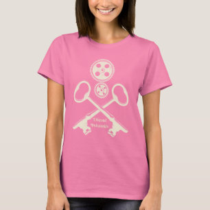 Zwietracht-Industrie-Gänge und Schlüssel für T-Shirt