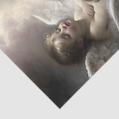 Zwilling Cherub Engel Pastellwolken Decoupage Seidenpapier (Ausschnitt)