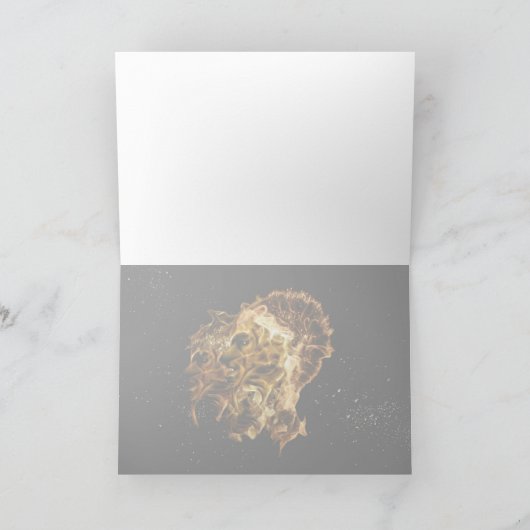 Zwilling-Gruß Karte (Innenseite)