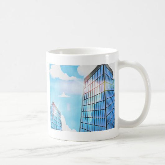 Zwilling-Hochhäuser Kaffeetasse (Rechts)