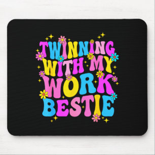 Zwilling mit meiner Arbeit, dh Srit-Woche Freund Z Mousepad