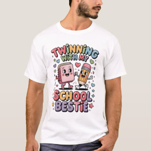 Zwilling mit meiner besten Schulfreundin Süßes Not T-Shirt