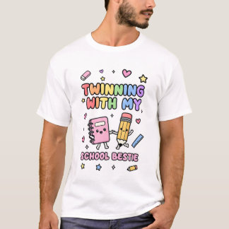 Zwilling mit meiner besten Schulfreundin Süßes Not T-Shirt