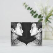 Zwilling Postkarte (Stehend Vorderseite)