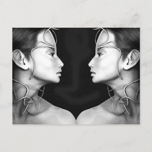 Zwilling Postkarte (Vorderseite)