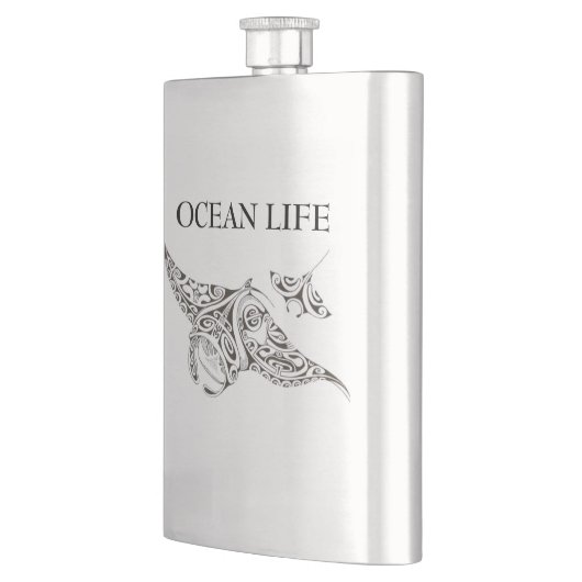 Zwilling rays DAS OZEAN-LEBEN Flachmann (Links)