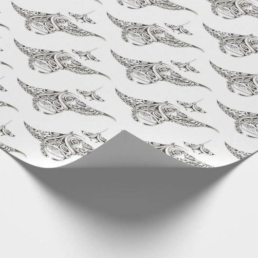 Zwilling rays Mantarochen Geschenkpapier (Ecke)