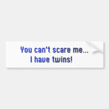 Zwilling-Sie können mich nicht erschrecken!