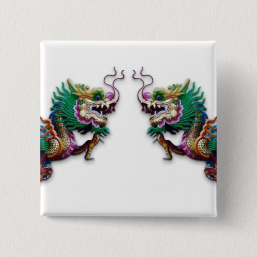 Zwillingdragons Button (Vorderseite)