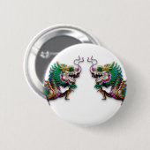 Zwillingdragons Button (Vorne & Hinten)