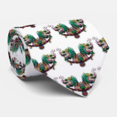 Zwillingdragons Krawatte (Gerollt)