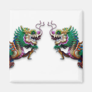 Zwillingdragons Magnet