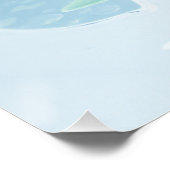 Zwillinge am Teich... Poster (Ecke)