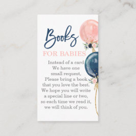 Zwillinge Bringen Sie eine Buchumschließkarte mit Begleitkarte