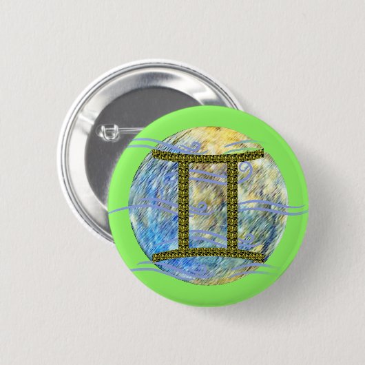 Zwillinge Button (Vorne & Hinten)
