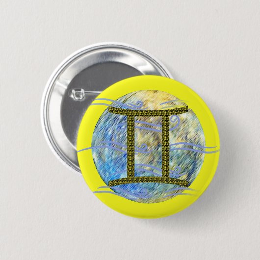 Zwillinge Button (Vorne & Hinten)