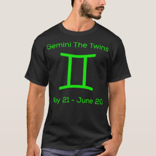 Zwillinge Das Zwillinge Sternzeichen T-Shirt