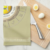 Zwillinge - das Zwillings-astrologische Zeichen Küchentuch (Viertel Falte)