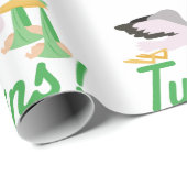 Zwillinge der Storch Geschenkpapier (Rolleneckpunkt)