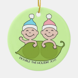 ZWILLINGE: Die doppelte Feiertags-Freude! Keramikornament