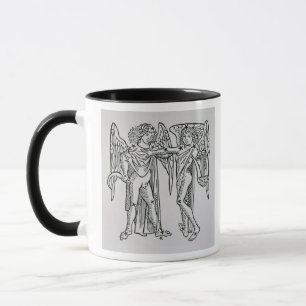 Zwillinge (die Zwillinge) eine Illustration vom Tasse