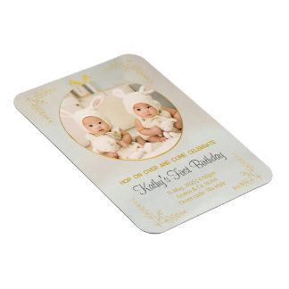 Zwillinge Einladungen zum 1. Magnet