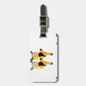 Zwillinge Emoji Gepäckanhänger (Vorderseite vertikal)